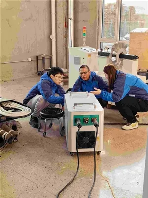 40KW keskmise sagedusega-õhk-jahutusega induktsioonkuumuti kohapealne hindamine-